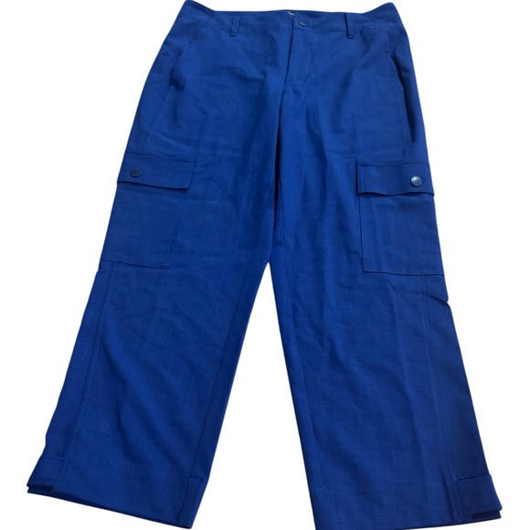 Liverpool Women's Royal Blue Cropped Cargo Pants - Picture 5 of 9
